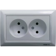 Розетка Vesta Electric Roma Silver