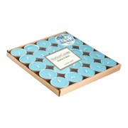 Плавающая чайная свеча MIR LIGHT ГОЛУБАЯ МОРСКОЙ БРИЗ HorizonCandle