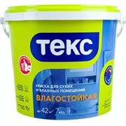 Универсальная влагостойкая вододисперсионная краска ТЕКС 700000519