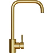 Смеситель для кухни MIXLINE 35k, трубчатый излив, золото MLSS-0301G