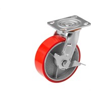 Большегрузное полиуретановое поворотное колесо А5 SCPB 63