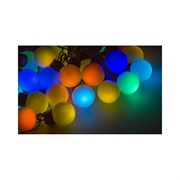 Гирлянда Neon-Night мультишарики d=45 мм 10м черный ПВХ, 40LED RGB