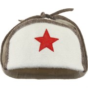 Модельная шапка Банная линия Ушанка