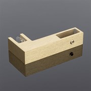 Г-образный сквозной держатель стекла SERVICE PLUS S02-502BGD/sus304