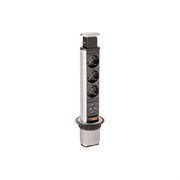 Выдвижной встраиваемый блок розеток Inrior RUFH-03-80