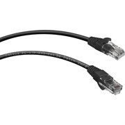 Неэкранированный патч-корд Cabeus PC-UTP-RJ45-Cat.5e-0.15m-BK-LSZH