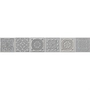 Бордюр Azori Ceramica 40,5x6,2 grazia grey nefertiti