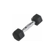 Гексагональная обрезиненная гантель Starfit DB-301
