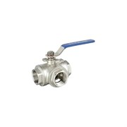 Трехходовой шаровый кран TITAN LOCK TL3V50-T-TF-S