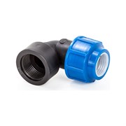 Компрессионный отвод для ПЭ труб Lammin Lm34007020020