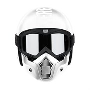 Шлем TERROR aviator kit white, размер m (56-59) цвет белый