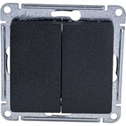 Двухклавишный механизм переключателя Systeme Electric Glossa