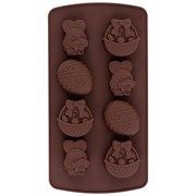Силиконовая форма для шоколадных конфет Мультидом Пасхальное настроение