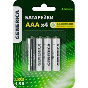 Щелочная батарейка Generica alkaline, lr03/aaa