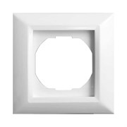 1-местная рамка Vesta Electric Roma White