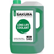 Антифриз для Nissan, Mitsubishi, Honda, Mazda, Suzuki, Subaru SAKURA GREEN