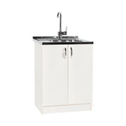 Тумба SANTREK 60*60 цвет белый (2 дверцы) (ЛДСП)