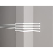 Ударопрочный влагостойкий стеновой молдинг под покраску Decor-Dizayn DD610