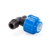 Компрессионный отвод для ПЭ труб Lammin Lm34008032020