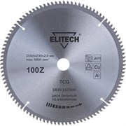 Пильный диск по алюминию Elitech 305х30х2 мм; 100Z