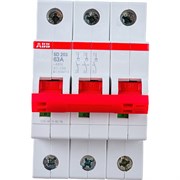 Трехполюсной рубильник ABB SD203/63