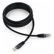 Литой многожильный патч-корд Cablexpert UTP PP12-3M/BK