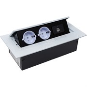 Выдвижной встраиваемый блок розеток GTV AE-PBU02GS-10