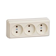 Трехместная розетка Generica РС23-2-ОК, ОКТАВА