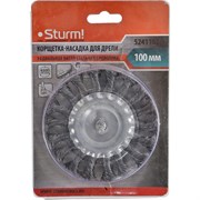 Радиальная корщетка-насадка для дрели Sturm 5241102
