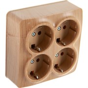 Четырехместная розетка IONICH 1459