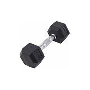 Гексагональная обрезиненная гантель Starfit DB-301