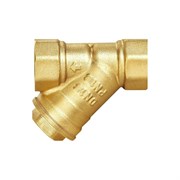 Резьбовой латунный косой фильтр DOUBLE-LIN LL5005 (1")