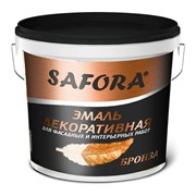 Декоративная акриловая перламутровая краска SAFORA ЭМ101/2