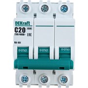Автомат DEKraft ВА101-3P-020A-C