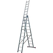 Алюминиевая трехсекционная лестница KRAUSE Corda 3х11
