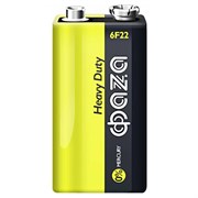 Солевая батарейка ФАZА Heavy Duty 6F22 Shrink-1