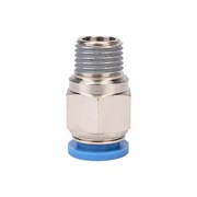 Цанговый прямой металлический фитинг Pegas pneumatic 5205