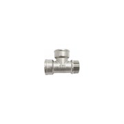 Латунный никелированный тройник STI D190-00072