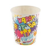 Набор бумажных стаканов Волшебная страна Happy Birthday