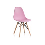 Пластиковый стул Woodville Eames PC-015 light pink