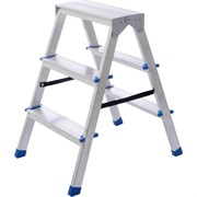 Алюминиевая двухсторонняя стремянка STAIRS ЛАЙТ