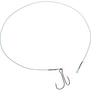 Поводок стальной Namazu leader 1x7 nylon coated green