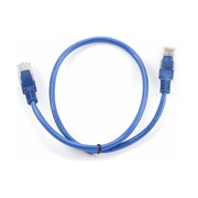 Литой многожильный патч-корд Cablexpert UTP PP12-0.5M/B