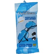 Очищающие салфетка для очков и оптики OPTICLEAN OPTI CLEAN