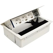 Врезной розеточный блок Simon 400