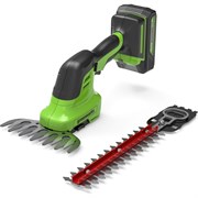 Аккумуляторные садовый ножницы-кусторез GreenWorks G24SHT