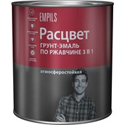 Алкидная грунт-эмаль по ржавчине Расцвет 65205