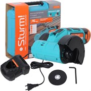 Аккумуляторная угловая шлифмашина Sturm 1BatterySystem12V