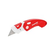 Пластиковый нож складной WORKPRO WP211004