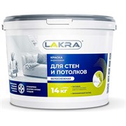 Акриловая краска для стен и потолков Лакра ЛА-00000039